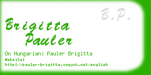 brigitta pauler business card